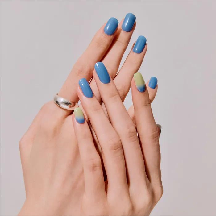 Blue Hawaii Gel Nails