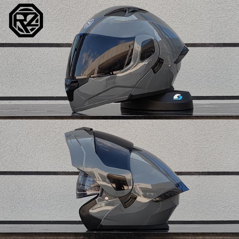 ORZ Personalised Motorcycle Full Face Helmet Men Women Fashion Dual Lens Helmets Motocross Racing Modular Flip Up Casco Moto
