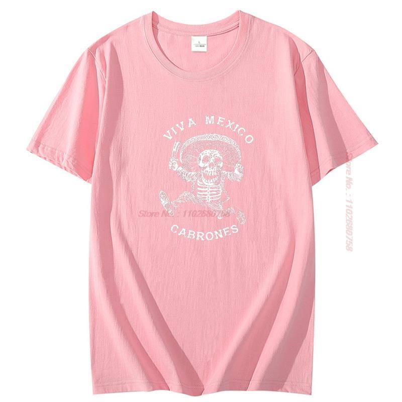 Viva Mexico Cabrones Mad Mexican Dead Mariachi Graphic T Shirts Cotton Short Sleeve Tshirt Tees Tops Summer Oneck Tshirt