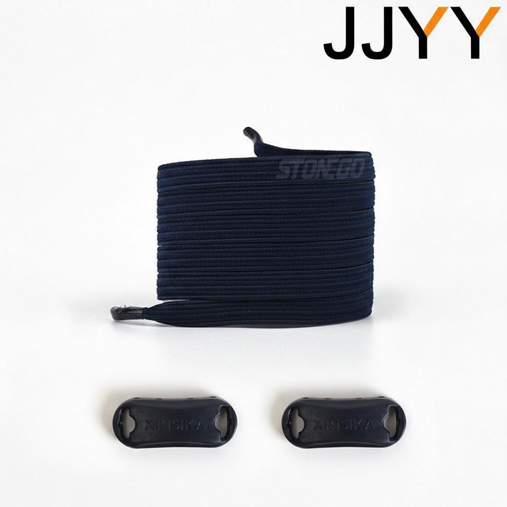 1Pair No Tie Elastic Shoelaces for Sneakers Flat Rubber Bands Quick Fit for Kids and Adults Durable Shoelace Replacement