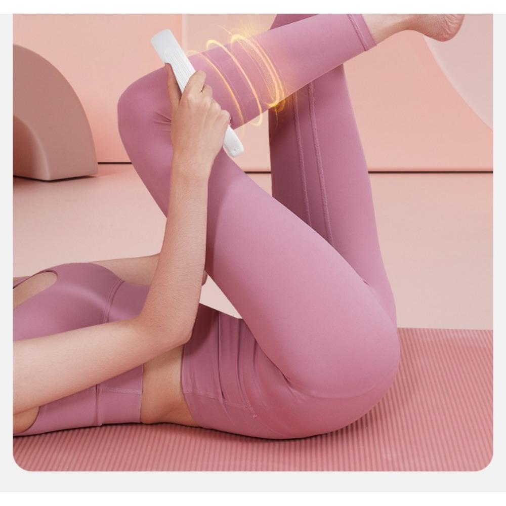 Ring-Beinclip-Rollenmassagegerät, Beinmassagegerät, Yoga-Fitnesshilfe, Bein-Schönheitsartefakt, 3 abnehmbare Teile