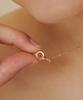 Loveenb [14K Gold] End(&) Link Necklace