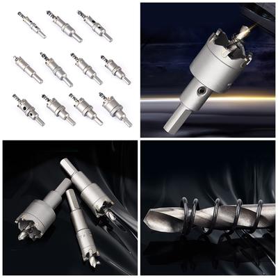 Broca para agujeros de calidad, cortadores de agujeros con punta de carburo de tungsteno, versátiles y resistentes, para metal y madera