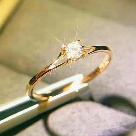 Women's Zirconia Engagement with Base Plated