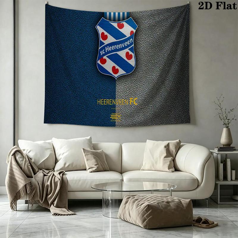 Heerenveen Wall Tapestry Aesthetic Wall Hanging Printed Fabric Blanket Decorative Tapestries for Bedroom Living Room Home Decor