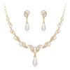 Latest Stylish Design Fancy Traditional Pearl Necklace Jewellery Set for Women