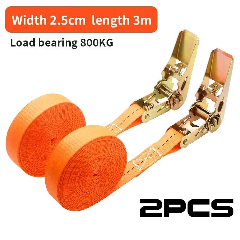 Ανθεκτικοί Μεταλλικοί Δεσμοί Φορτίου με Πόρπη για Αυτοκίνητο και Φορτηγό - Ισχυρός Ιμάντας Καστάνιας για Ασφαλή Μεταφορά Αποσκευών και Φορτίου