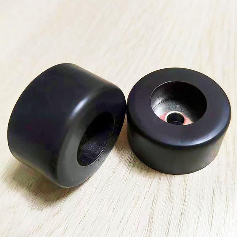 4 Stück Schränke Gummifüße Dämpfer Pad Basis 4 Stück Langlebig Schwarz 38x20mm Großer Koffer Lautsprecher