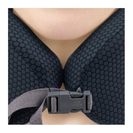 MCO Memory Foam Neck Pillow Quick Dry Travel Airplane Gray Z0298