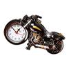 Budzik motocyklowy z tworzywa sztucznego, kwarcowy, zasilany bateriami, zabytkowy zegar biurkowy do domu i akademika