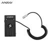 Andoer Camera Battery Converter Adapter Plate Mount Plate with Spring Cable for Sony NP-F550 NP-F750 NP-F970 Series High Quality