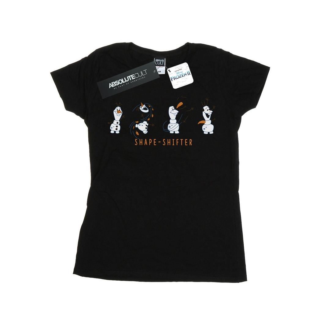 Disney Womens/Ladies Frozen 2 Olaf Shape-Shifter Cotton T-Shirt