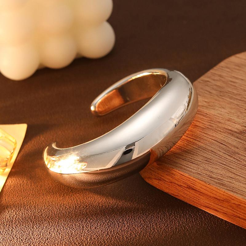 Fashion Exaggerated Irregular Bracelets for Women Simple Hip Hop Rock Personality Plastic Cuff Bangle Trendy Jewelry