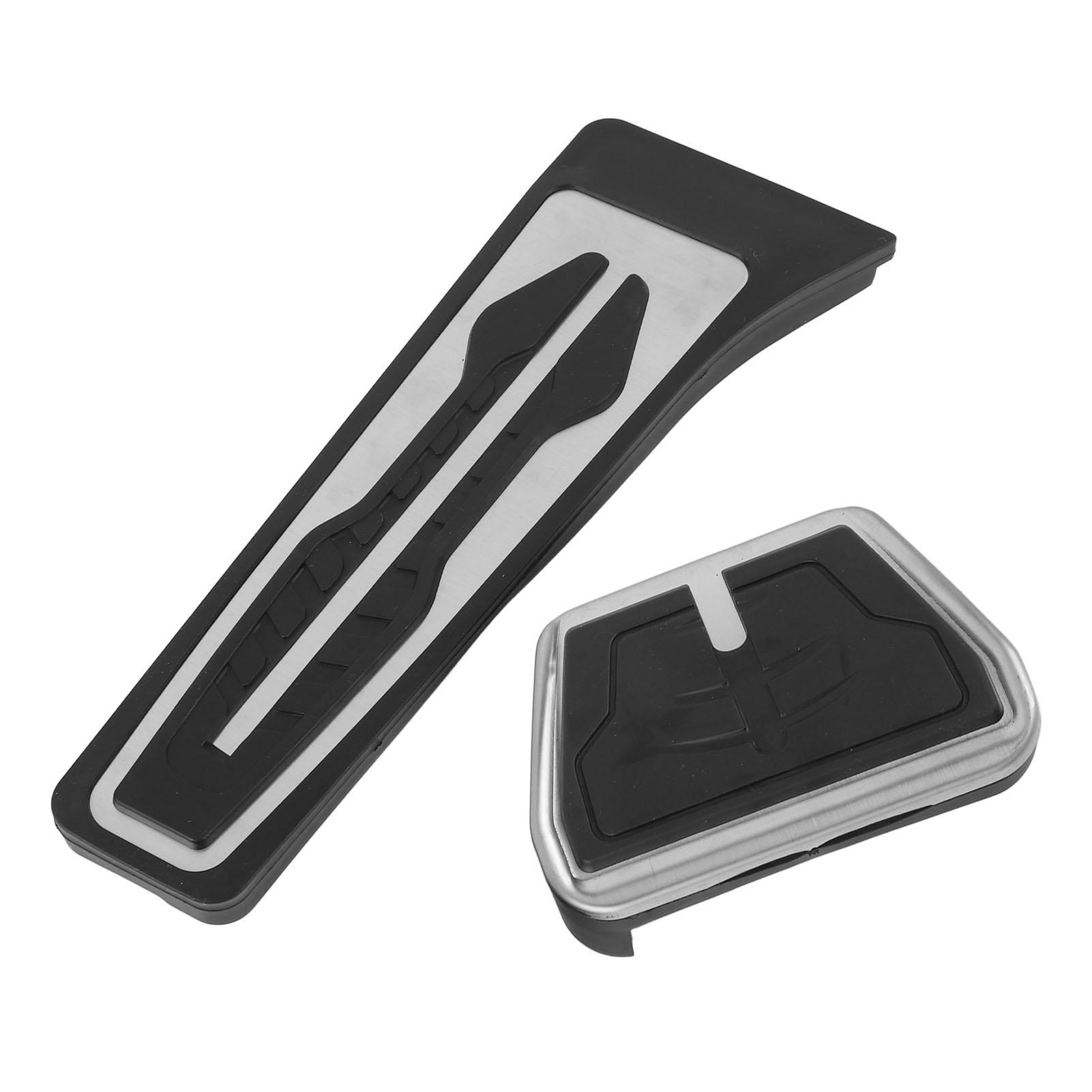 

2Pcs Brake Accelerator Pedal Cover Rubber Anti Slip Curved Design Foot Pedal Pad Set for 1 2 3 4 5