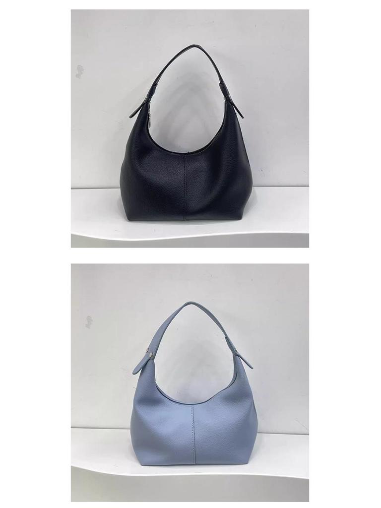 Bolsa de Ombro e Axila Feminina da Moda deste Ano em Estilo Coreano - Versátil Bolsa Dumpling de Mão para Outono/Inverno