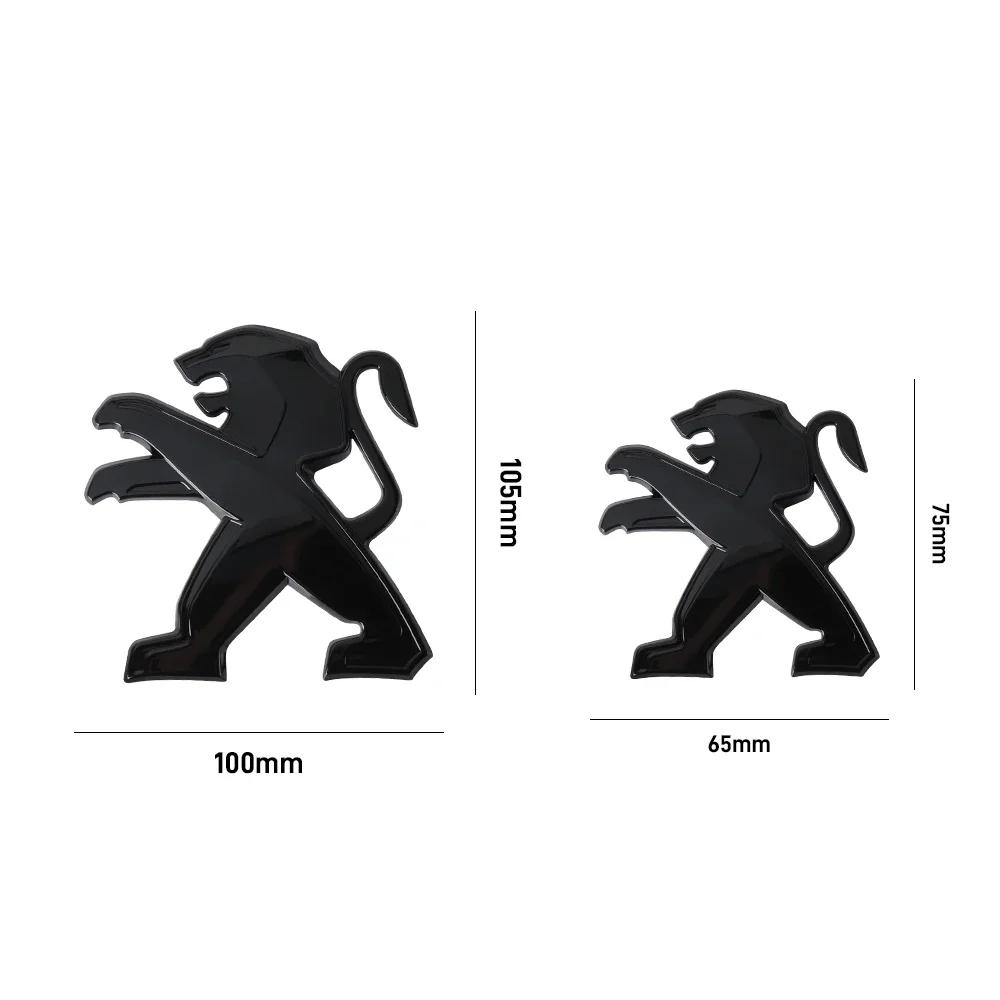 2026 Heißer Autoaufkleber Auto Frontgrill Emblem Heckklappe Dekorative Aufkleber für Peugeot 206 207 208 306 308 406 407 408 107