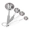 Stainless Steel Measuring Spoon Houehold Coffee Milk Spoon Kitchen Tools for Home4Pcs Set