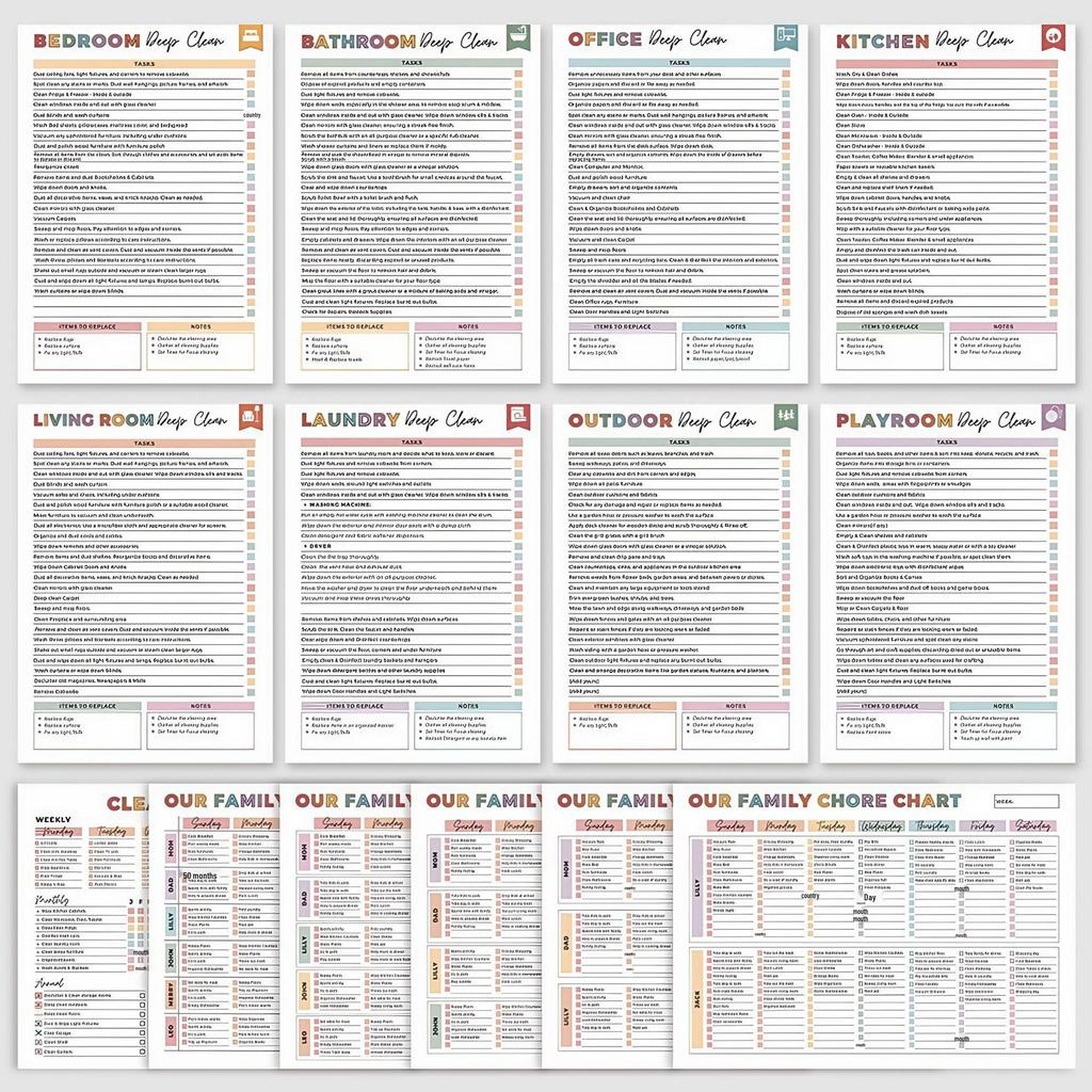 Cross-Border Laptop: Family Cleaning Schedule & Annual Checklist Planner