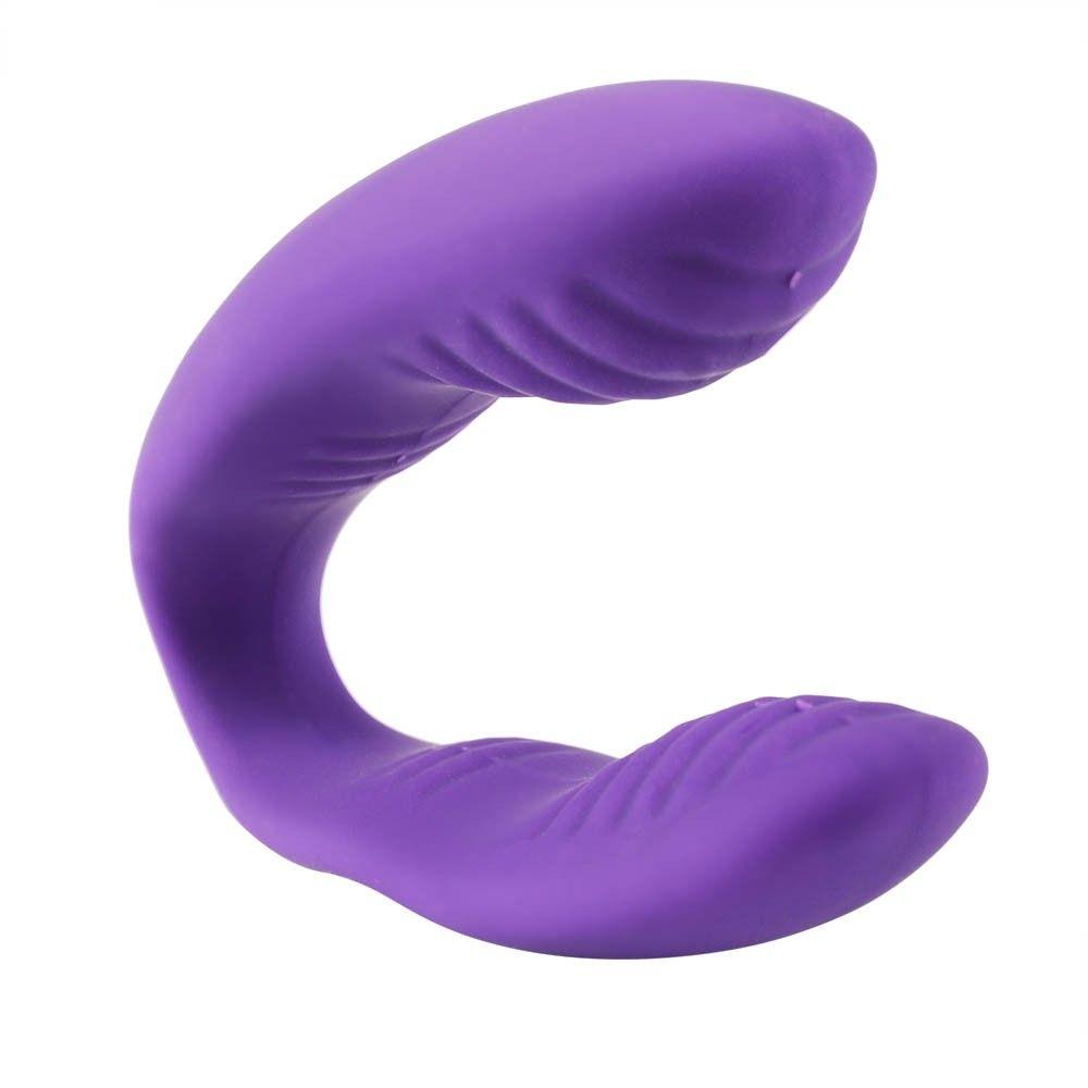 Vibromasseur Double en U Violet