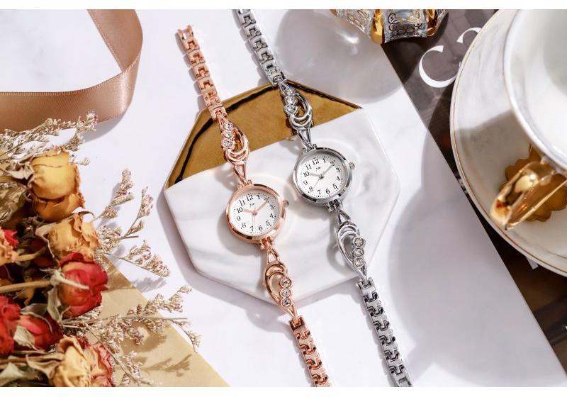 Fashion Bracelet Watch for Women Diamond Encrusted Ladies' Wristwatch Luxury Gift Wristwatches Student Clock Relojes