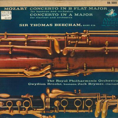 LP Record MOZART, THOMAS BEECHAM, ROYAL PHILH - Concerto In B Flat Major / Concerto HA5005 ANGEL Japan Classical Used