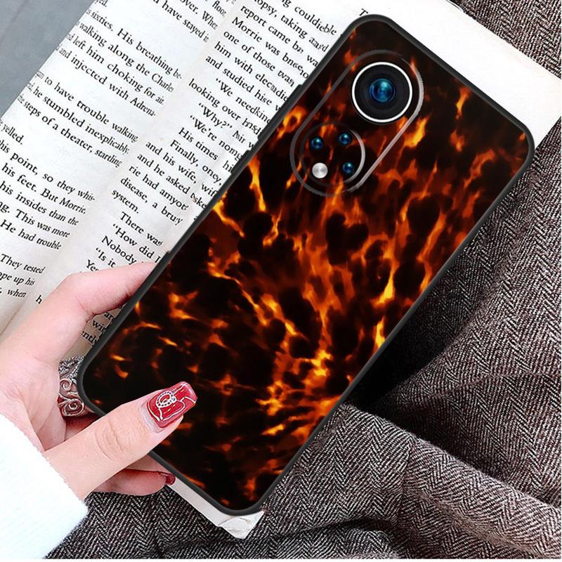 Tortoise Shell Pattern Case For Honor Magic 5 Lite 6 Pro 50 70 90 Honor X8b X9b X6 X7 X8 X9 X6a X7a X8a X9a Cover