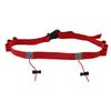 2Pcs Elastic Sport Waist Belts Race Bib Holder Adjustable Running Waistband with 6 Elastic Rings for Triathlon Cycling