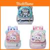 Cartoon Kids Backpack For Preschoolers With Nylon Material And Cushion Straps For School Use