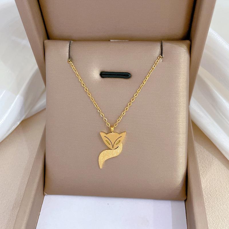 Real Gold Cold Necklace In The E-Commerce Good Goods Furnace, Women'S Collarbone Chain With Jewelry