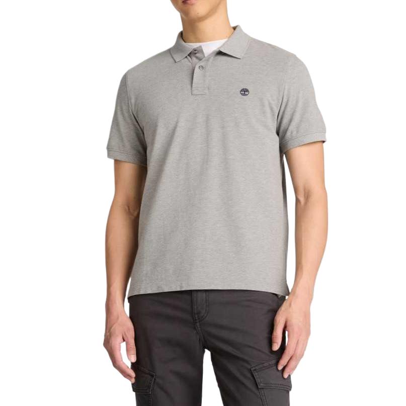 Timberland Millers River Huidvriendelijk Effen Kleur Eenvoudig Geborduurd Poloshirt Heren tops TB0A5TR30521