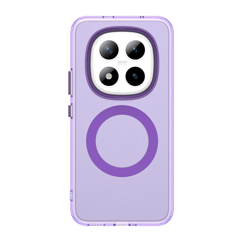 For Xiaomi Redmi Note 15 Note15 Pro Plus 5G Case Candy Colour Magnetic Clear Transparent PC Back+TPU Bumper Slim Cover