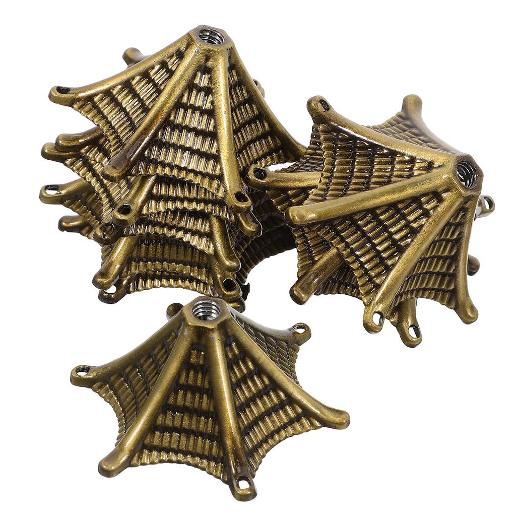 8Pcs Vintage Wind Chime Caps Zinc Alloy Wind Bell Toppers Garden Windchime Accessories Outdoor Decor Rust Resistant Elegant