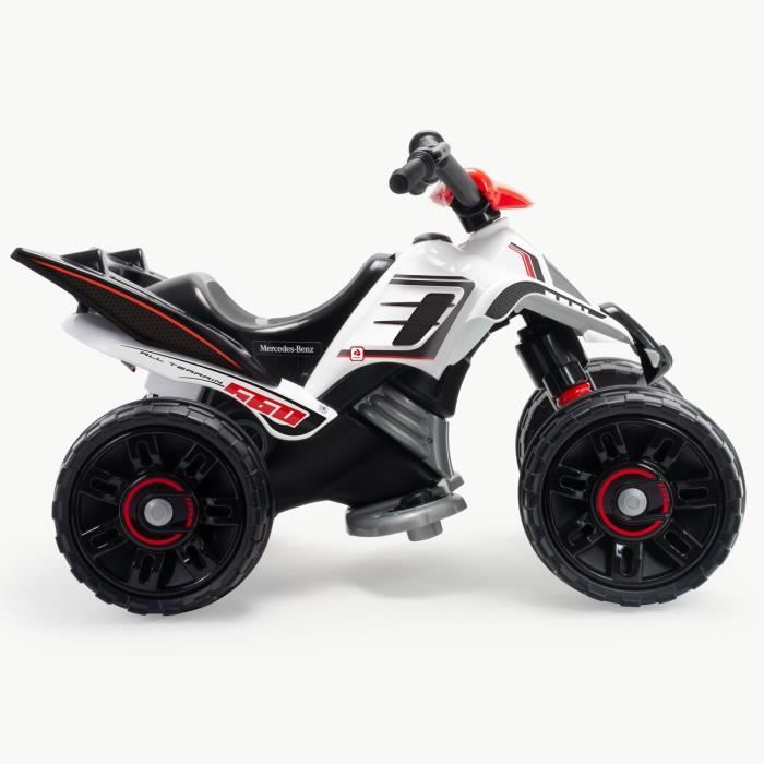 Quad Électrique ATV 12V Mercedes - INJUSA - Pour Enfant Garçon À Partir De 3 Ans - Batterie Et Chargeur Inclus