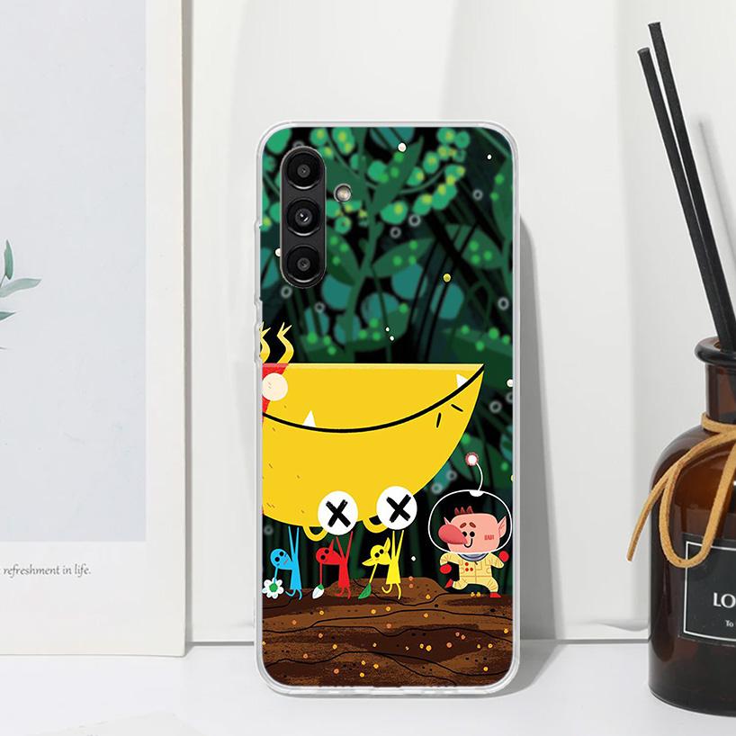 Game P-PikminS 4 Phone Case For Samsung Galaxy A17 A37 A57 A16 A26 A36 A56 A15 A25 A35 A55 A14 A24 A34 A54 A13 A23 A33 A53 A07 G