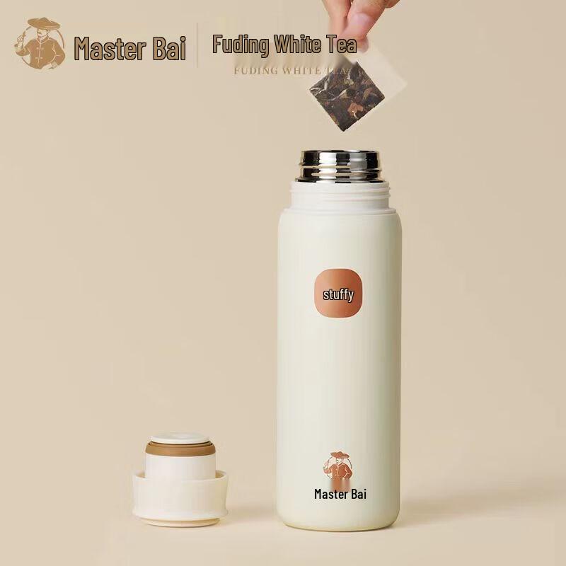Bai Da Shi 450ml Stewing Teapot & Cup Set with 2016 Fuding White Tea