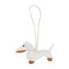 Mode Auto Dackel Hund Keychain PU Leder Hund Schlüsselanhänger Schlüssel Schmuckstück Tasche Halter Für Frauen Je Y7L9