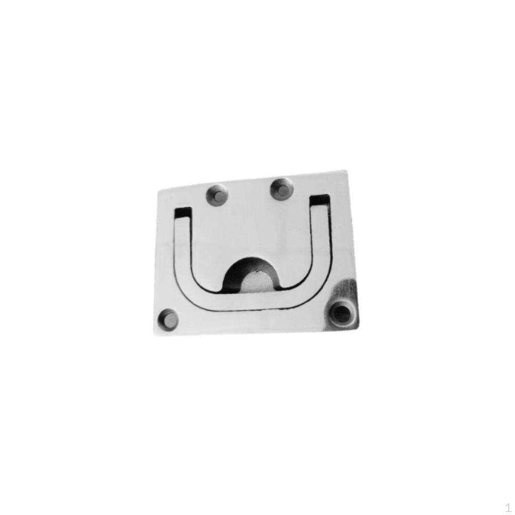 Marine Compartment Door Pull Handle Stainless Steel Loop Mirror Polished Deck