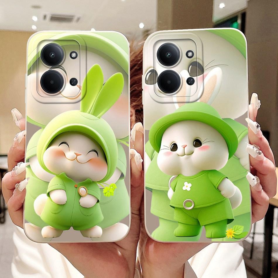 For Xiaomi Poco C85 4G Cute Rabbit Cat Cartoon Phone Case For Poco C85 C 85 4G Shockproof Soft Silicone Cases