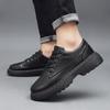 Men's Fashion Business Casual Shoes Thick-soled Leather Shoes Comfortable Walking Shoes