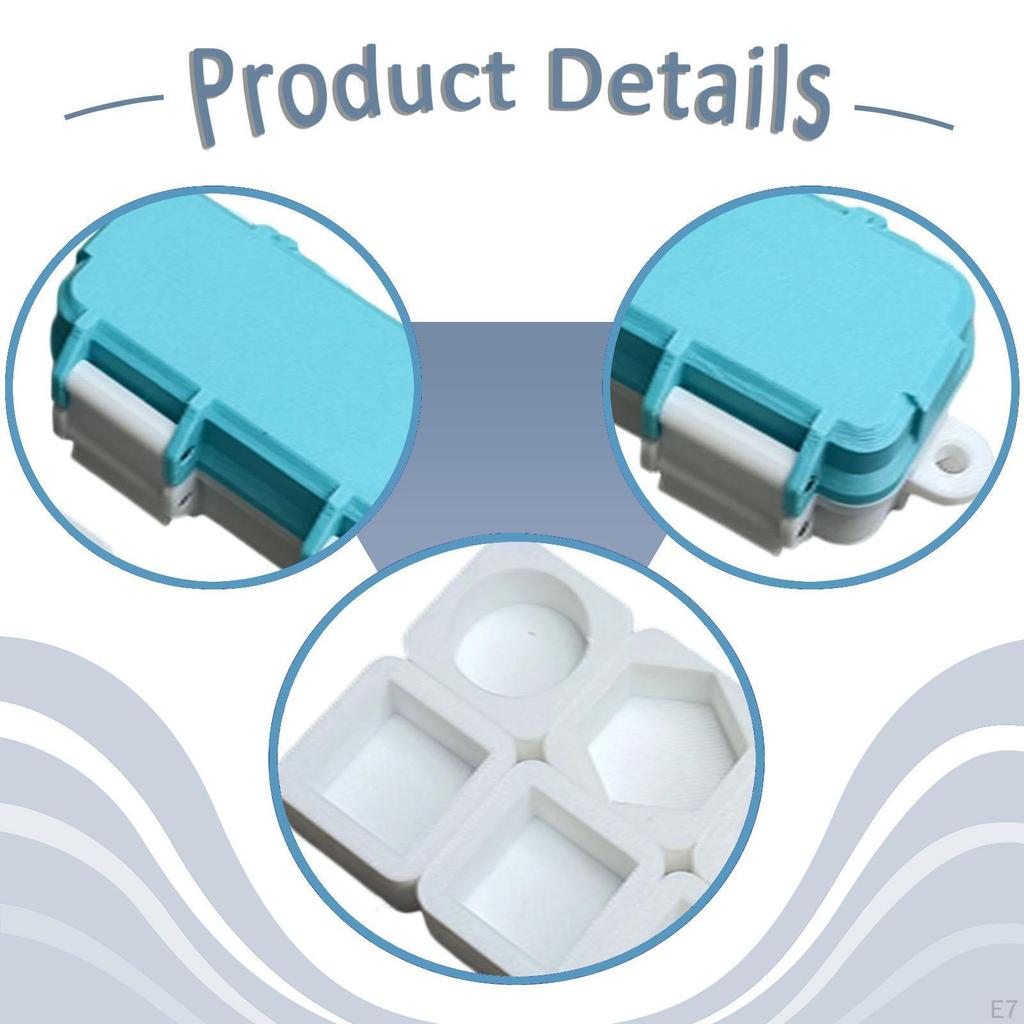 Pool Chalk Holder Billiard Case Practical Portable Compact Multifunctional Storage Box