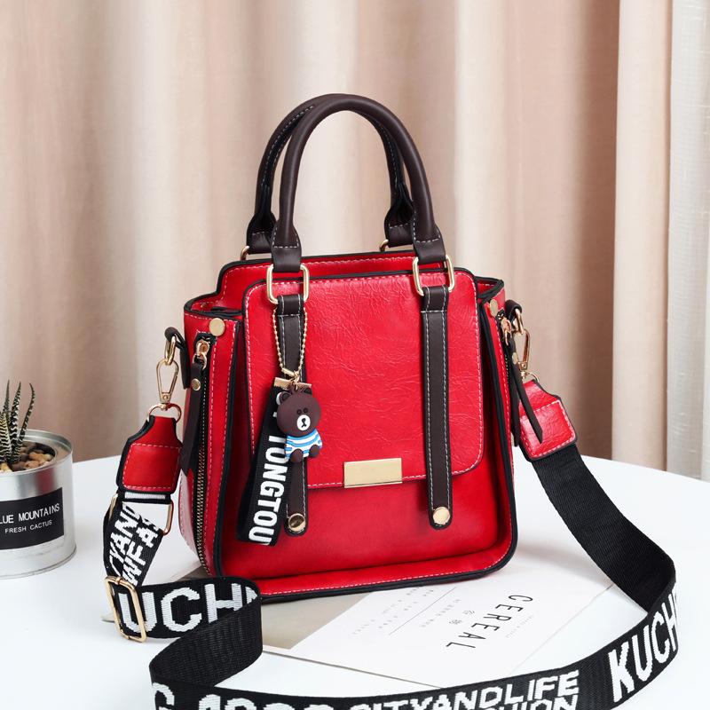 Luxus-Marken-Designer-Damenhandtasche, klassische Retro-Umhängetasche, modische PU-Umhängetasche, kleine quadratische Tasche für den Stadtverkehr