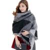 Scarf Women's Autumn and Winter New Woolen Scarf Shawl Dual Purpose Winter Warm Thickening Women's Shawl