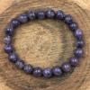 8mm Natural Lepidolite Gemstone Unisex Beads Jewelry Handmade Good-Luck Bracelet For Birthday Gift RBB-27