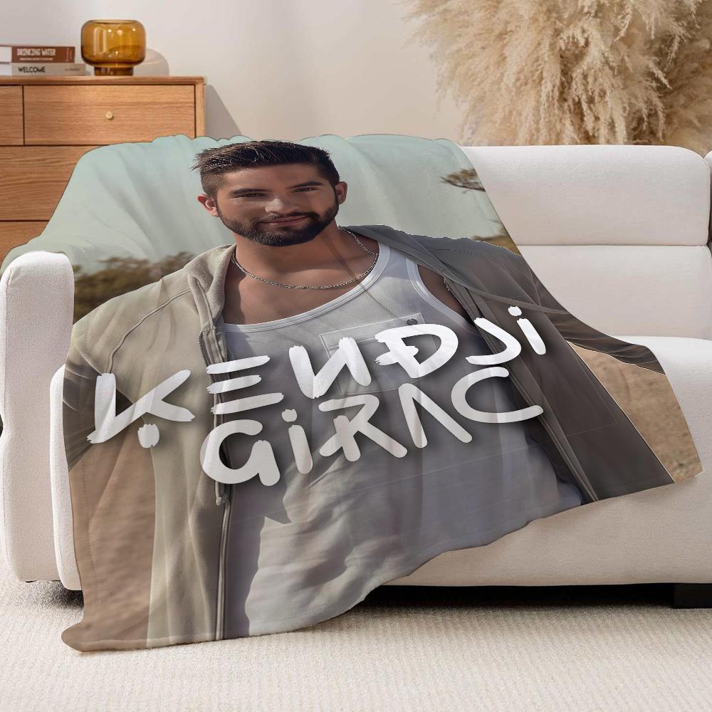 French singer Kendji Girac Blanket For Sofa Office Bed Plane Travel Sleep Read Relax Camping Soft And Warm