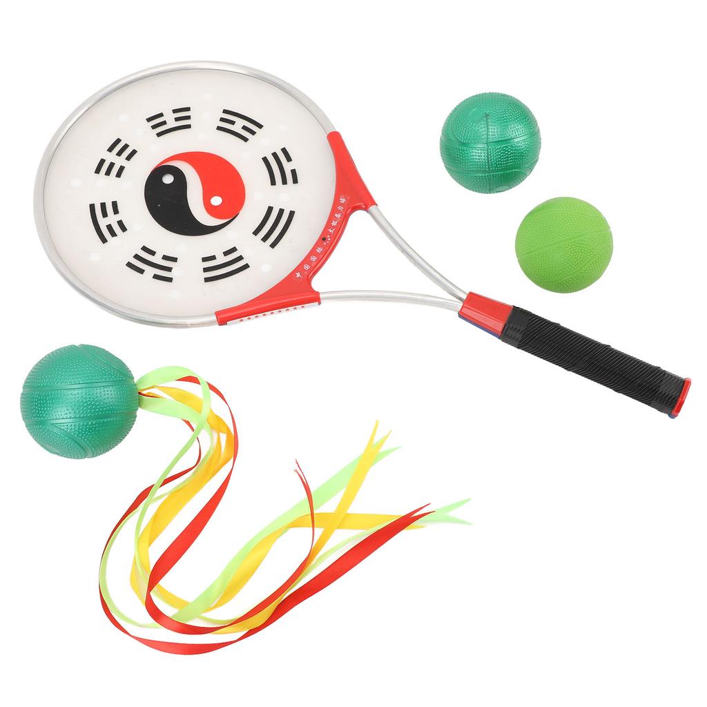 Tai Chi Raketa Měkká Lehká Hliníková Slitina Tai Chi Míč Raketa Set pro Cvičení Seniorů