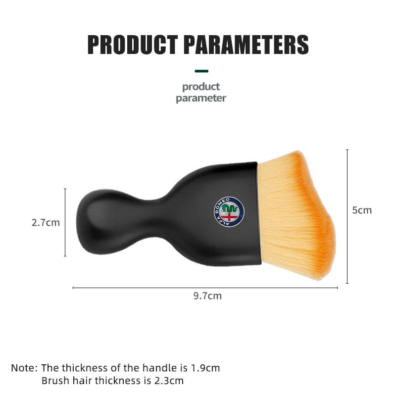 Car Cleaning Nano Brush Ultra Fine Fiber Dust Removal Brush For Alfa Romeo Giulietta Mito 159 Giulia Stelvio 156 147 TonaleTM6