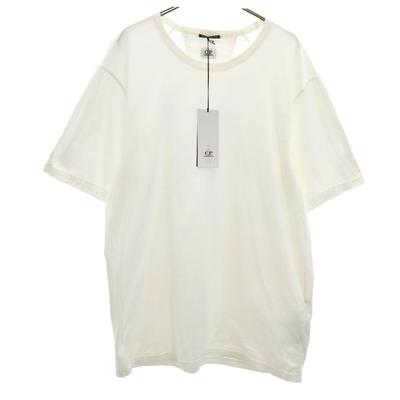 C.P.Company lavet i Italien Kortærmet T-shirt L hvid Herre Brugt