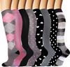 Unisex Cross-Border Compression Socks - Perfect for Sports, Running, Yoga; Knee-High, Calf-Length; Leg Slimming.