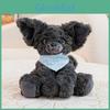 Derwen Cat Handheld Plush Toy With Scarf And Heart Pendant Decor For Kids And Gifts