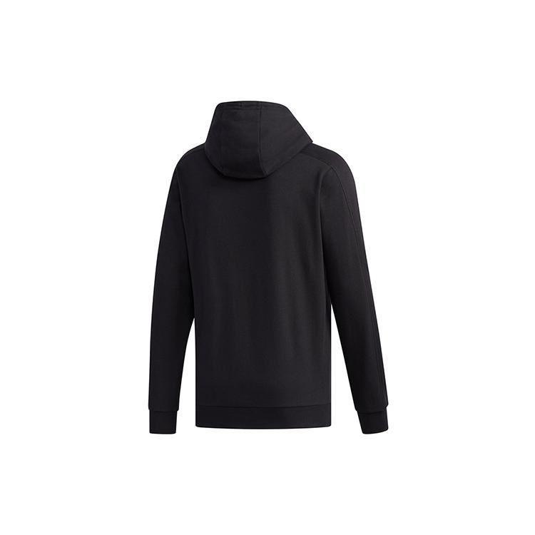adidas Sweatshirts Men's Black Hooded Moderate Regular FM6016